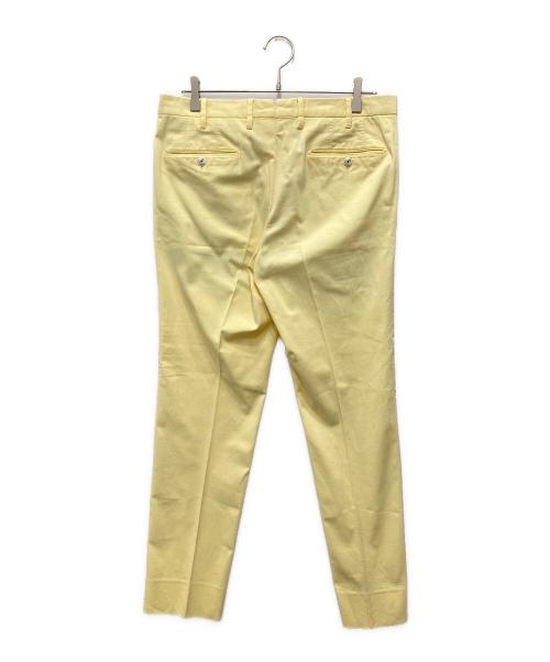 PT01（ピーティーゼロウーノ）PT01 (ピーティーゼロウーノ) スラックス イエロー サイズ:48の古着・服飾アイテム