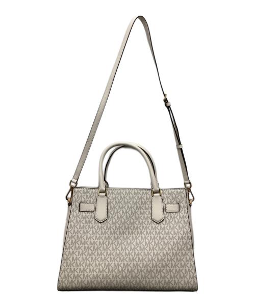 MICHAEL KORS（マイケル・コース）MICHAEL KORS (マイケル・コース) HAMILTON サッチェル ミディアム ベージュの古着・服飾アイテム