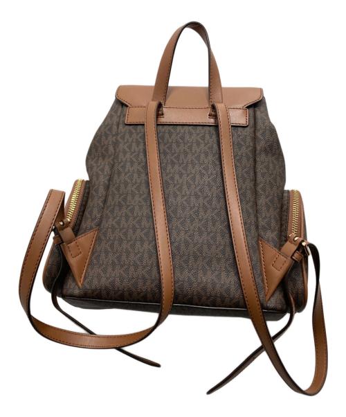 MICHAEL KORS（マイケル・コース）MICHAEL KORS (マイケル・コース) JET SET ITEM チェーン バックパック ミディアム ブラウンの古着・服飾アイテム