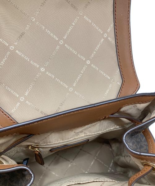 MICHAEL KORS（マイケル・コース）MICHAEL KORS (マイケル・コース) JET SET ITEM チェーン バックパック ミディアム ブラウンの古着・服飾アイテム