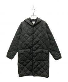 TAION（タイオン）の古着「キルティングダウンコート」｜グレー