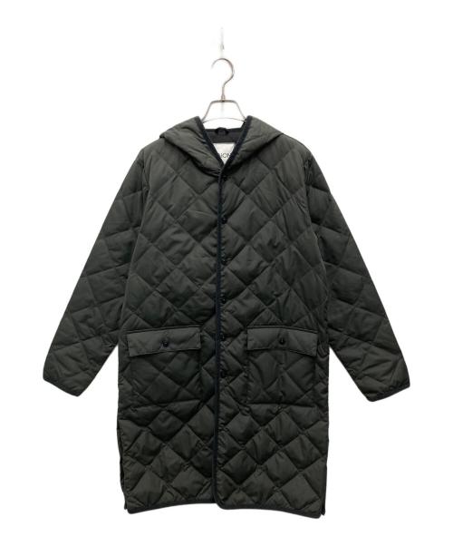 TAION（タイオン）TAION (タイオン) キルティングダウンコート グレー サイズ:Mの古着・服飾アイテム