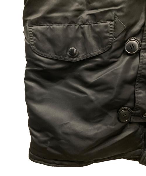 ALPHA（アルファ）ALPHA (アルファ) N-3Bブラックファーフライトジャケット ブラック サイズ:Ｌの古着・服飾アイテム