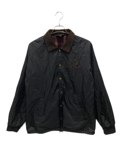 ANTIHERO（アンタイヒーロー）ANTIHERO (アンタイヒーロー) ナイロンジャケット ブラック サイズ:Ｌの古着・服飾アイテム