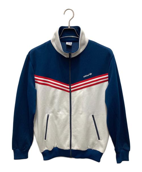 adidas（アディダス）adidas (アディダス) トラックジャケット ホワイト×ネイビー サイズ:Oの古着・服飾アイテム