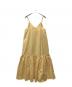 MACPHEE (マカフィー) キャミソールワンピース イエロー サイズ:36 未使用品：4000円