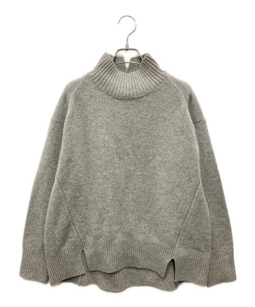 SHIPS（シップス）SHIPS (シップス) ウール カシミヤ ハイネック プルオーバー グレー サイズ:Ｆ 未使用品の古着・服飾アイテム