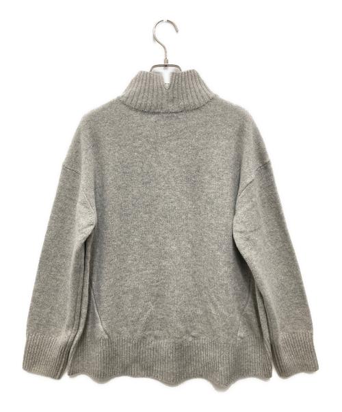 SHIPS（シップス）SHIPS (シップス) ウール カシミヤ ハイネック プルオーバー グレー サイズ:Ｆ 未使用品の古着・服飾アイテム