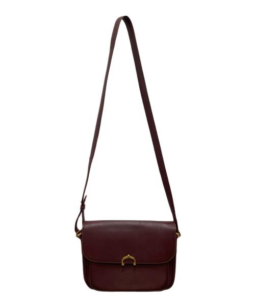 Cartier（カルティエ）Cartier (カルティエ) ショルダーバッグ ボルドーの古着・服飾アイテム