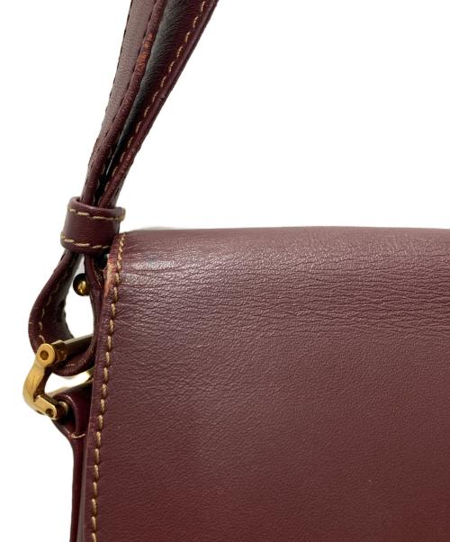 Cartier（カルティエ）Cartier (カルティエ) ショルダーバッグ ボルドーの古着・服飾アイテム