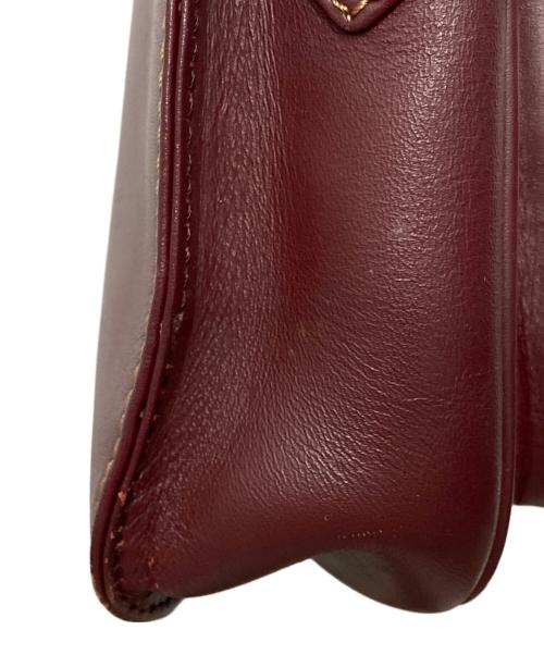 Cartier（カルティエ）Cartier (カルティエ) ショルダーバッグ ボルドーの古着・服飾アイテム