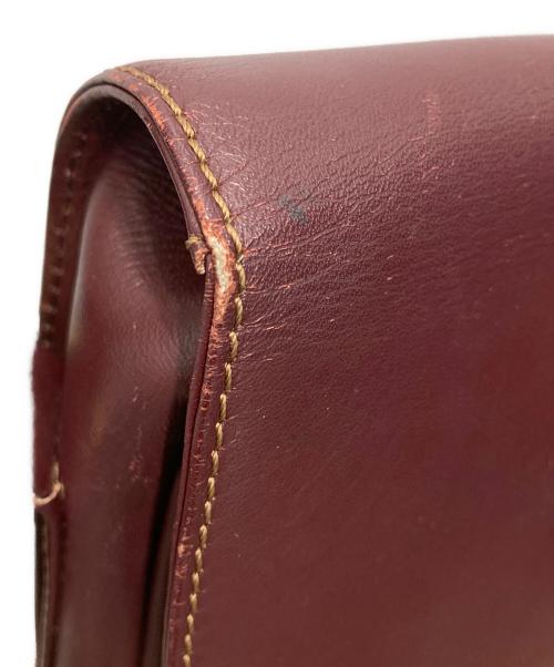 Cartier（カルティエ）Cartier (カルティエ) ショルダーバッグ ボルドーの古着・服飾アイテム