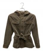 Wrangler×Ron Hermanラングラー×ロンハーマン）の古着「コーデュロイフーデッドジャケット」｜ブラウン