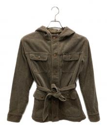 Wrangler×Ron Herman（ラングラー×ロンハーマン）の古着「コーデュロイフーデッドジャケット」｜ブラウン