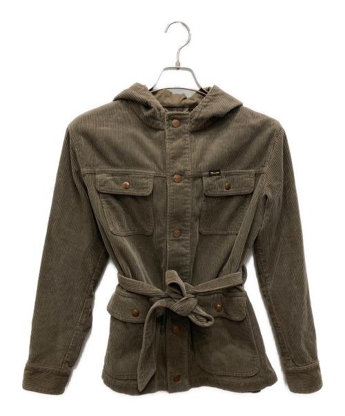 Wrangler（ラングラー）Wrangler (ラングラー) Ron Herman (ロンハーマン) コーデュロイフーデッドジャケット ブラウン サイズ:XSの古着・服飾アイテム