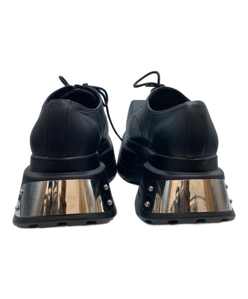 GRANCY（グランシー）GRANCY (グランシー) Metal Plate Leather Shoes/メタルプレート レザー シューズ ブラック サイズ:サイズ記載なし（実寸ご確認ください）の古着・服飾アイテム