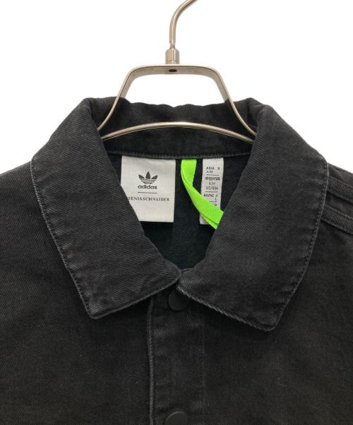 adidas（アディダス）adidas (アディダス) KSENIA SCHNAIDER (クセニア シュナイダー) ミディアムブラックデニム ブラック サイズ:Lの古着・服飾アイテム