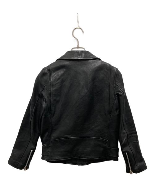 beautiful people（ビューティフルピープル）beautiful people (ビューティフルピープル) UNITED ARROWS (ユナイテッドアローズ) ラムダブルレザーライダースジャケット ブラック サイズ:150の古着・服飾アイテム