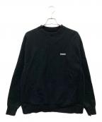 700FILLセブンハンドレッドフィル）の古着「クルーネックスウェット」｜ブラック