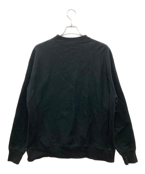 700FILL（セブンハンドレッドフィル）700FILL (セブンハンドレッドフィル) クルーネックスウェット ブラック サイズ:XLの古着・服飾アイテム