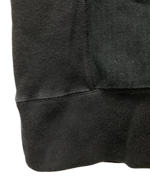 700FILL（セブンハンドレッドフィル）700FILL (セブンハンドレッドフィル) クルーネックスウェット ブラック サイズ:XLの古着・服飾アイテム