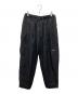 alound（アラウンド）の古着「ツータックテーパードナイロンパンツ」｜ブラック