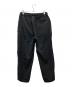 alound (アラウンド) ツータックテーパードナイロンパンツ ブラック サイズ:M：18000円