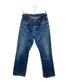 WAREHOUSE（ウエアハウス）の古着「ボタンフライデニムパンツ」｜インディゴ