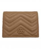 GUCCIグッチ）の古着「ダブルGスモールウォレット」｜ベージュ