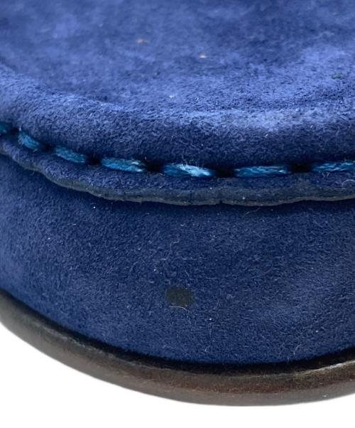 GUCCI（グッチ）GUCCI (グッチ) ホースビットスウェードフリンジブーツ ネイビー サイズ:36の古着・服飾アイテム