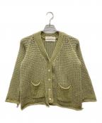 XENIA TELUNTSキゼニアテルンツ）の古着「Bubbly Marium Cardigan」｜カーキ