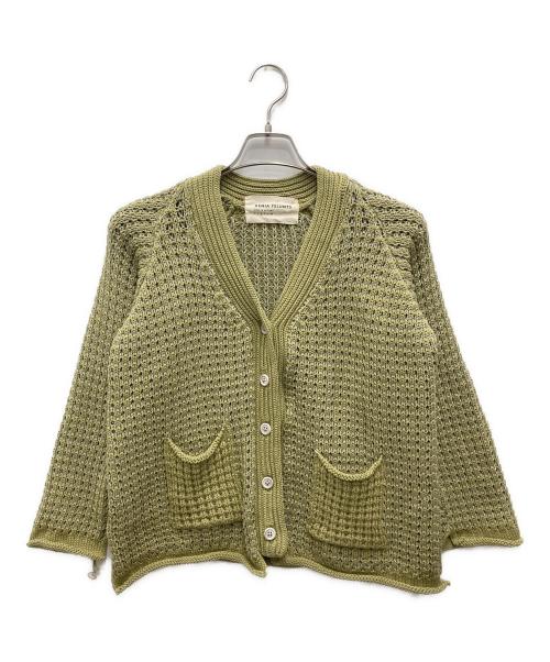 XENIA TELUNTS（キゼニアテルンツ）xenia telunts (キゼニアテルンツ) Bubbly Marium Cardigan カーキ サイズ:2の古着・服飾アイテム