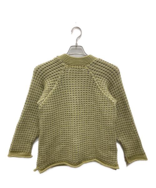 XENIA TELUNTS（キゼニアテルンツ）xenia telunts (キゼニアテルンツ) Bubbly Marium Cardigan カーキ サイズ:2の古着・服飾アイテム