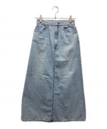 upper hights（アッパーハイツ）の古着「THE LAZY SKIRT/ザ レイジー スカート」｜インディゴ