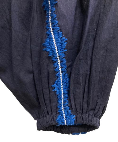 IENA（イエナ）IENA (イエナ) LA BOUCLE スモッキングブラウス ネイビー サイズ:Fの古着・服飾アイテム