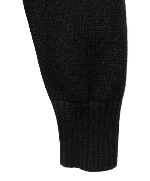 US ARMY（ユーエスアーミー）US ARMY (ユーエスアーミー) 5ボタンコットンニット ブラック サイズ:34の古着・服飾アイテム