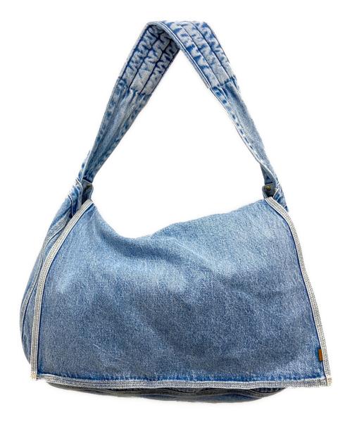 Spick and Span（スピック＆スパン）Spick and Span (スピック＆スパン) 5 1/2 DENIM NEWSPAPERBAG/5 1/2 デニム ニュースペーパーバッグ インディゴの古着・服飾アイテム