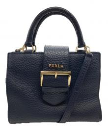 FURLA（フルラ）の古着「2WAYショルダーバッグ」｜ネイビー