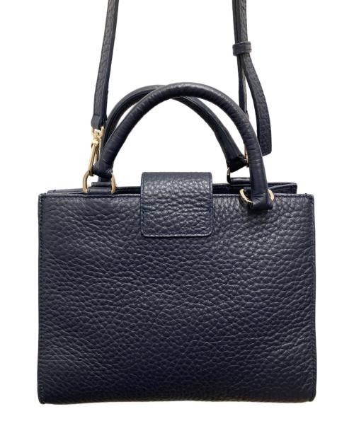 FURLA（フルラ）FURLA (フルラ) 2WAYショルダーバッグ ネイビーの古着・服飾アイテム