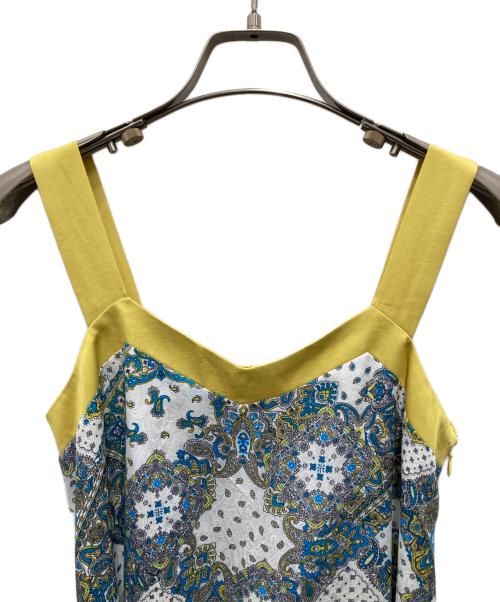 LOVELESS（ラブレス）LOVELESS (ラブレス) サテンジャカードキャミソールドレス マルチカラー サイズ:34の古着・服飾アイテム