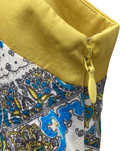 LOVELESS（ラブレス）LOVELESS (ラブレス) サテンジャカードキャミソールドレス マルチカラー サイズ:34の古着・服飾アイテム