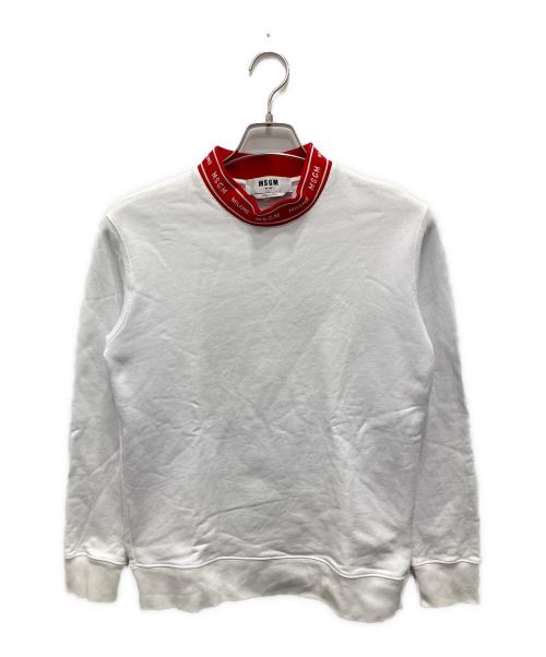 MSGM（エムエスジーエム）MSGM (エムエスジーエム) スウェット レッド×ホワイト サイズ:XSの古着・服飾アイテム