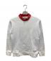 MSGM（エムエスジーエム）の古着「スウェット」｜レッド×ホワイト