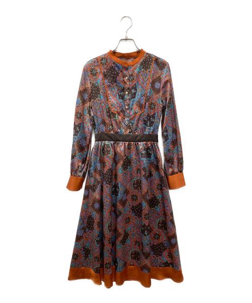 LOVELESS（ラブレス）LOVELESS (ラブレス) ペイズリードレス ブラウン サイズ:34の古着・服飾アイテム