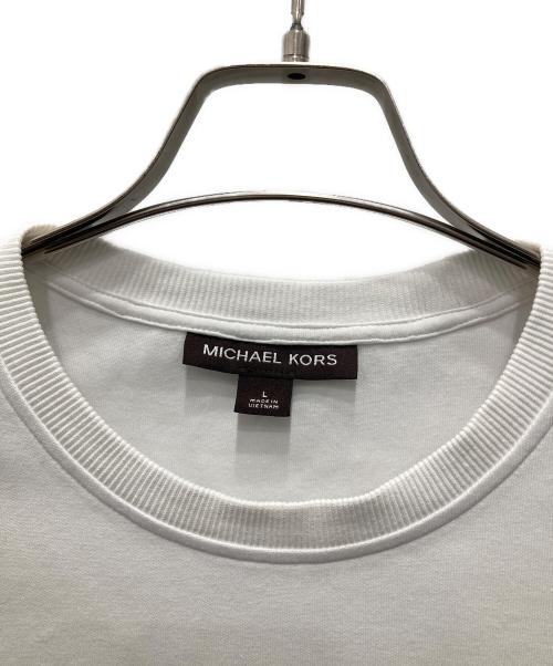 MICHAEL KORS（マイケル・コース）MICHAEL KORS (マイケル・コース) スウェット ホワイト サイズ:Lの古着・服飾アイテム
