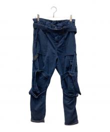 DIESEL（ディーゼル）の古着「D-FEDRY-SP-NE/デニムパンツ」｜ネイビー