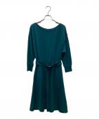BLUE LABEL CRESTBRIDGEブルーレーベルクレストブリッジ）の古着「ワンピース」｜グリーン