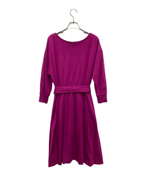 BLUE LABEL CRESTBRIDGE（ブルーレーベルクレストブリッジ）BLUE LABEL CRESTBRIDGE (ブルーレーベルクレストブリッジ) ワンピース パープル サイズ:38の古着・服飾アイテム