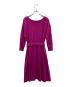 BLUE LABEL CRESTBRIDGE (ブルーレーベルクレストブリッジ) ワンピース パープル サイズ:38：5000円