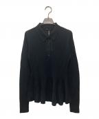 ashlynアシュリン）の古着「薄手ニット」｜ブラック
